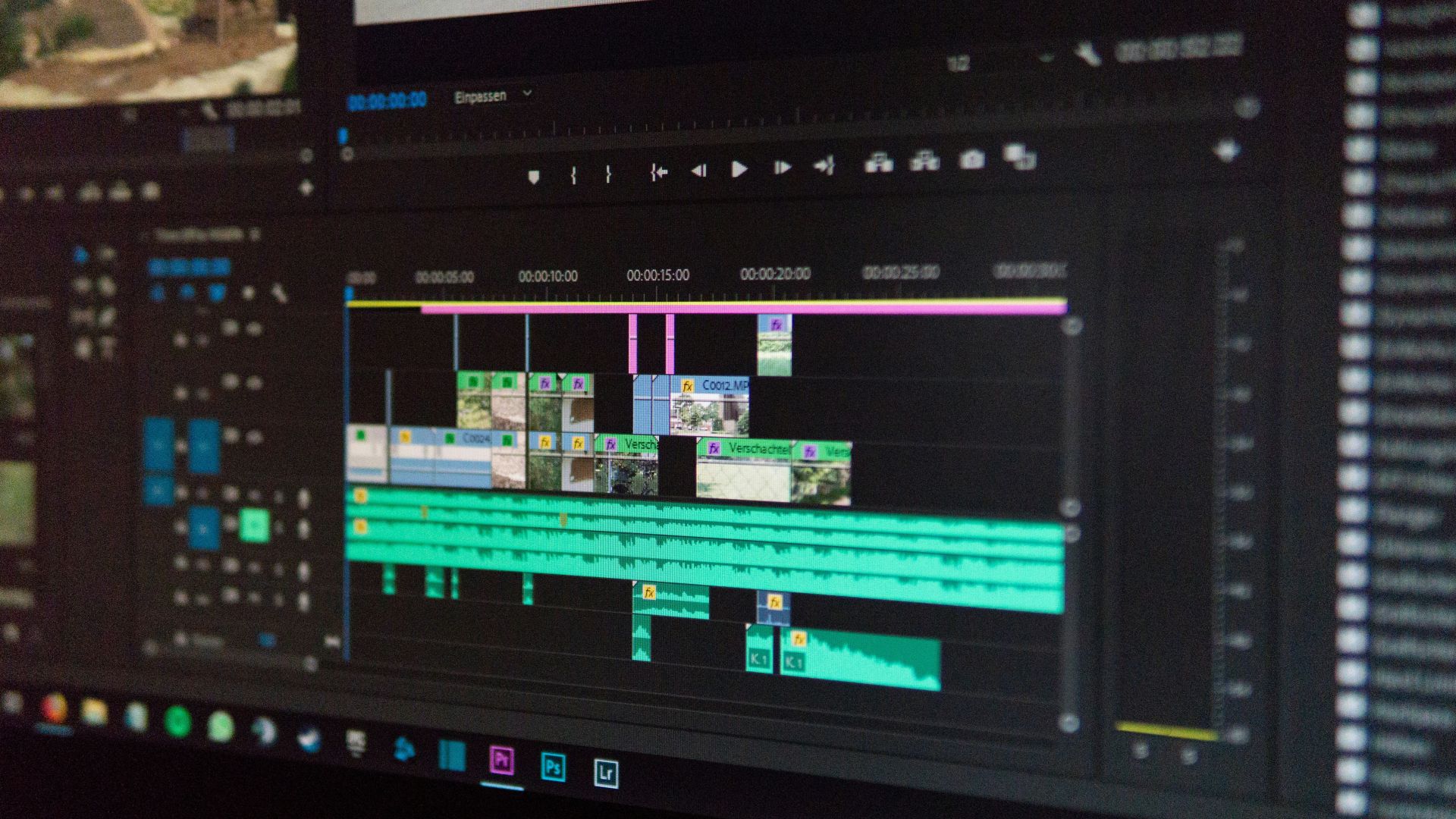adobe premier timeline